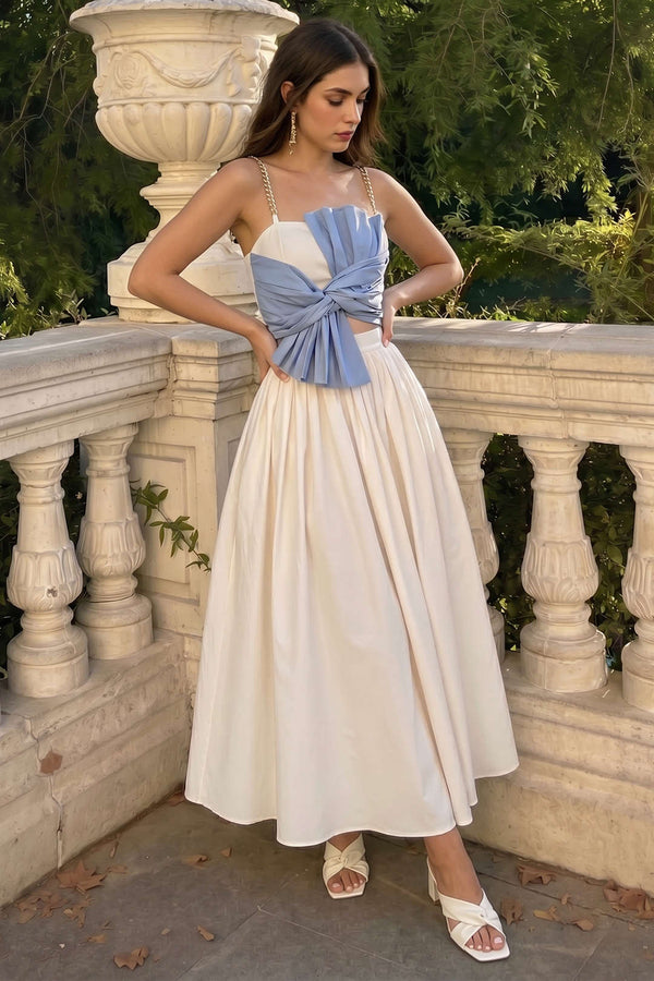 Anouk - Metallic set met top en rok