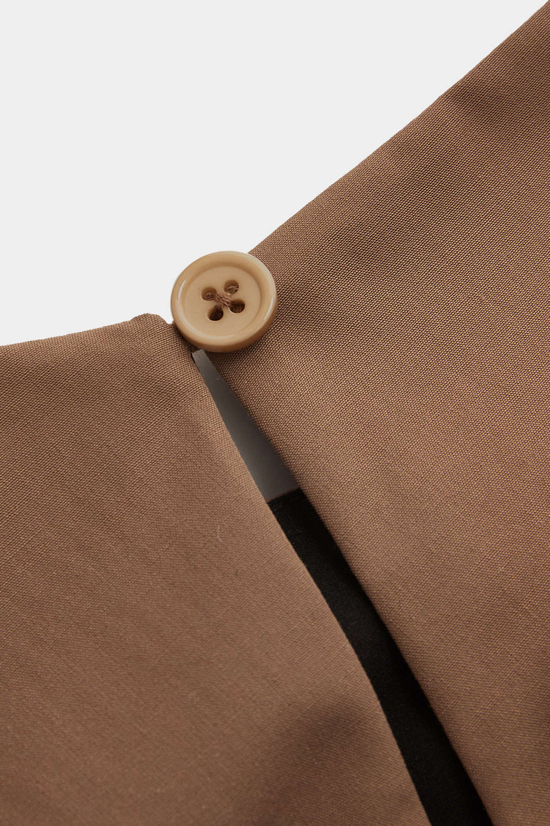 Asymmetrische mouwloze minijurk met ruches