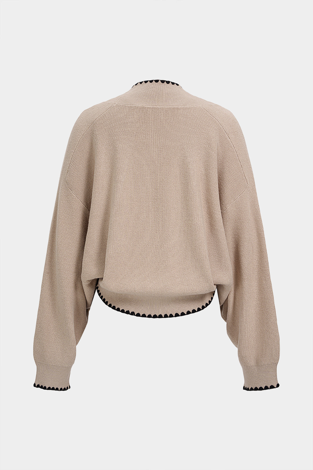 Gebreide set met vest en tanktop