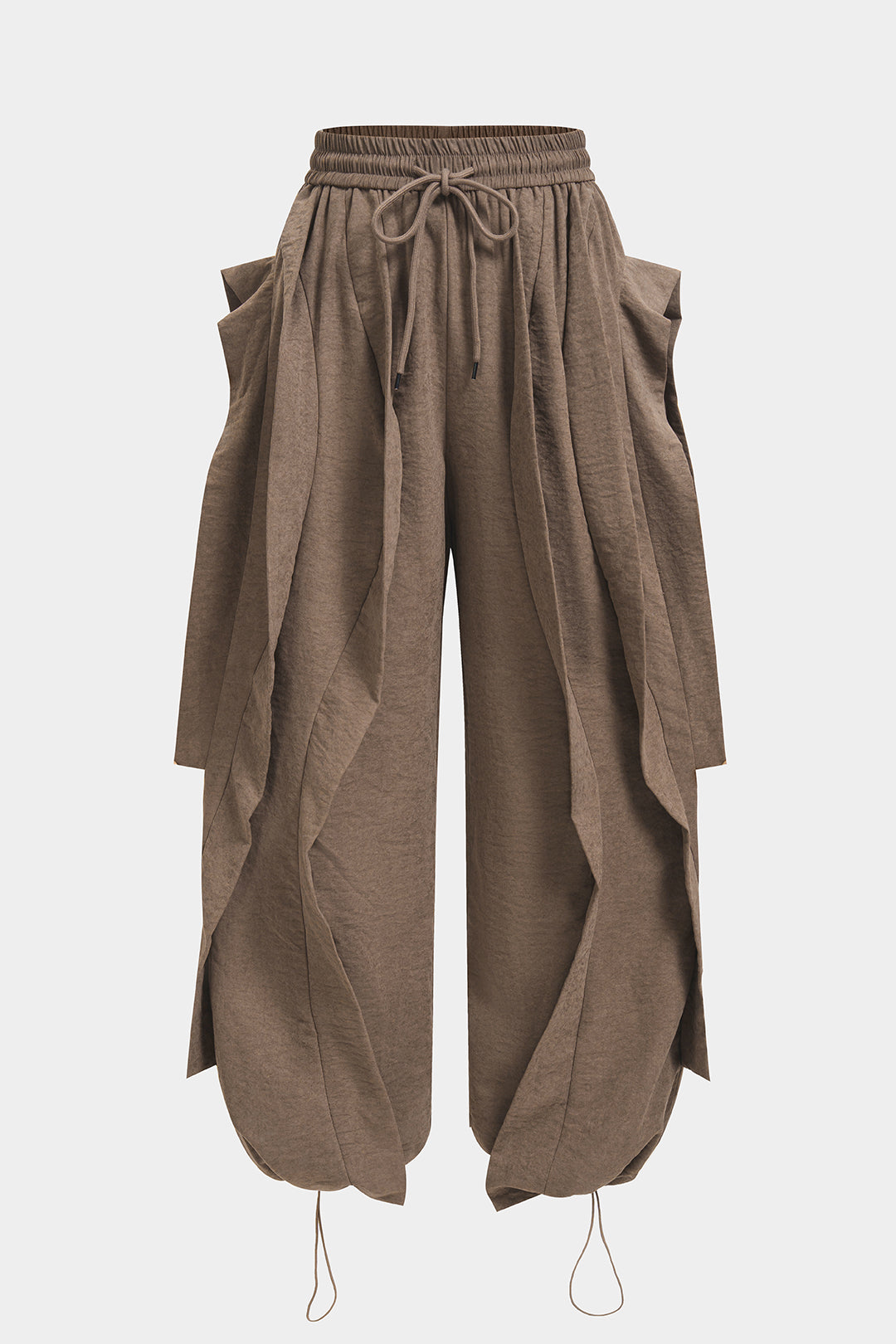 Broek met smokwerk, trekkoord en ballonmodel