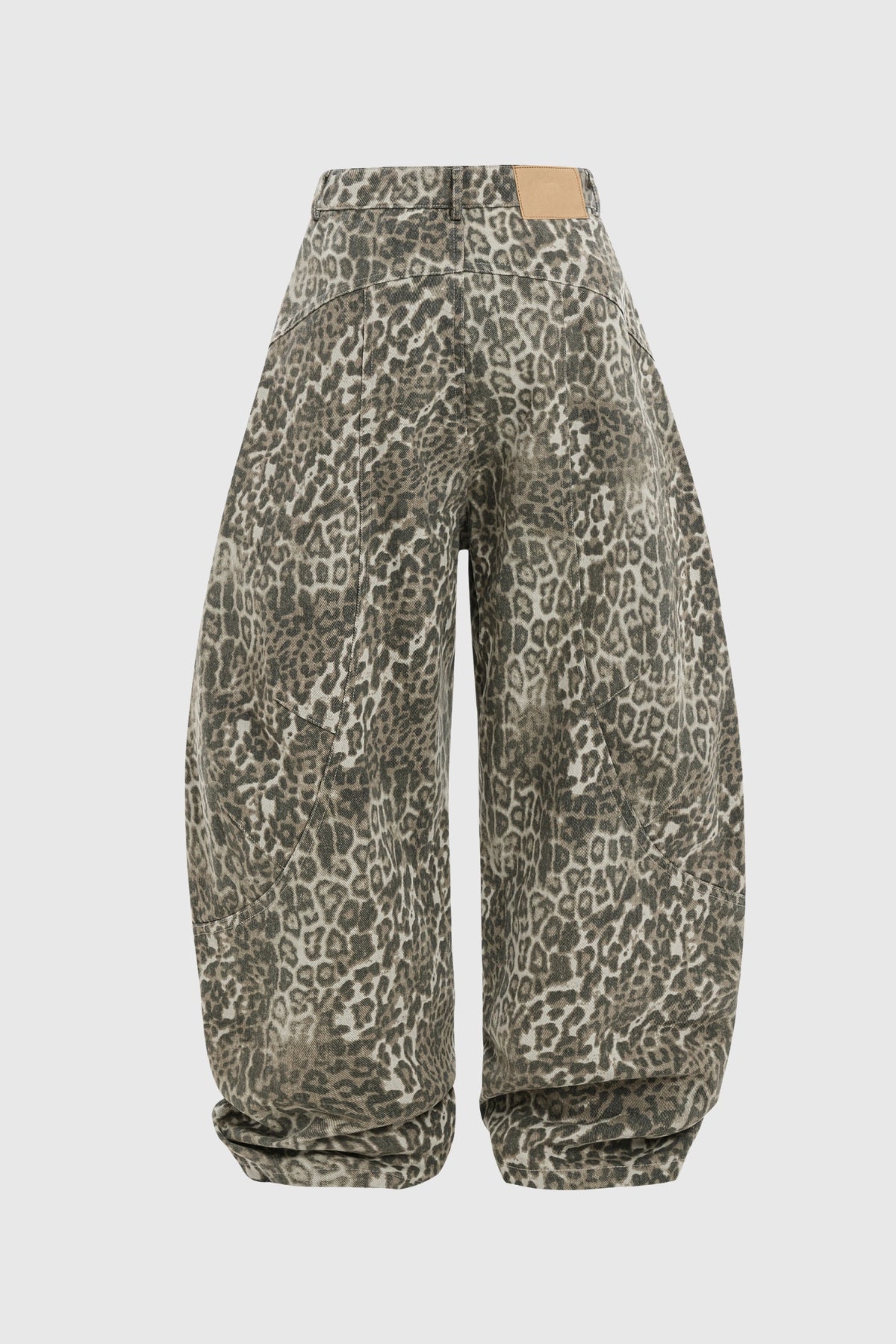 Citlali Leopard Baggy Jeans