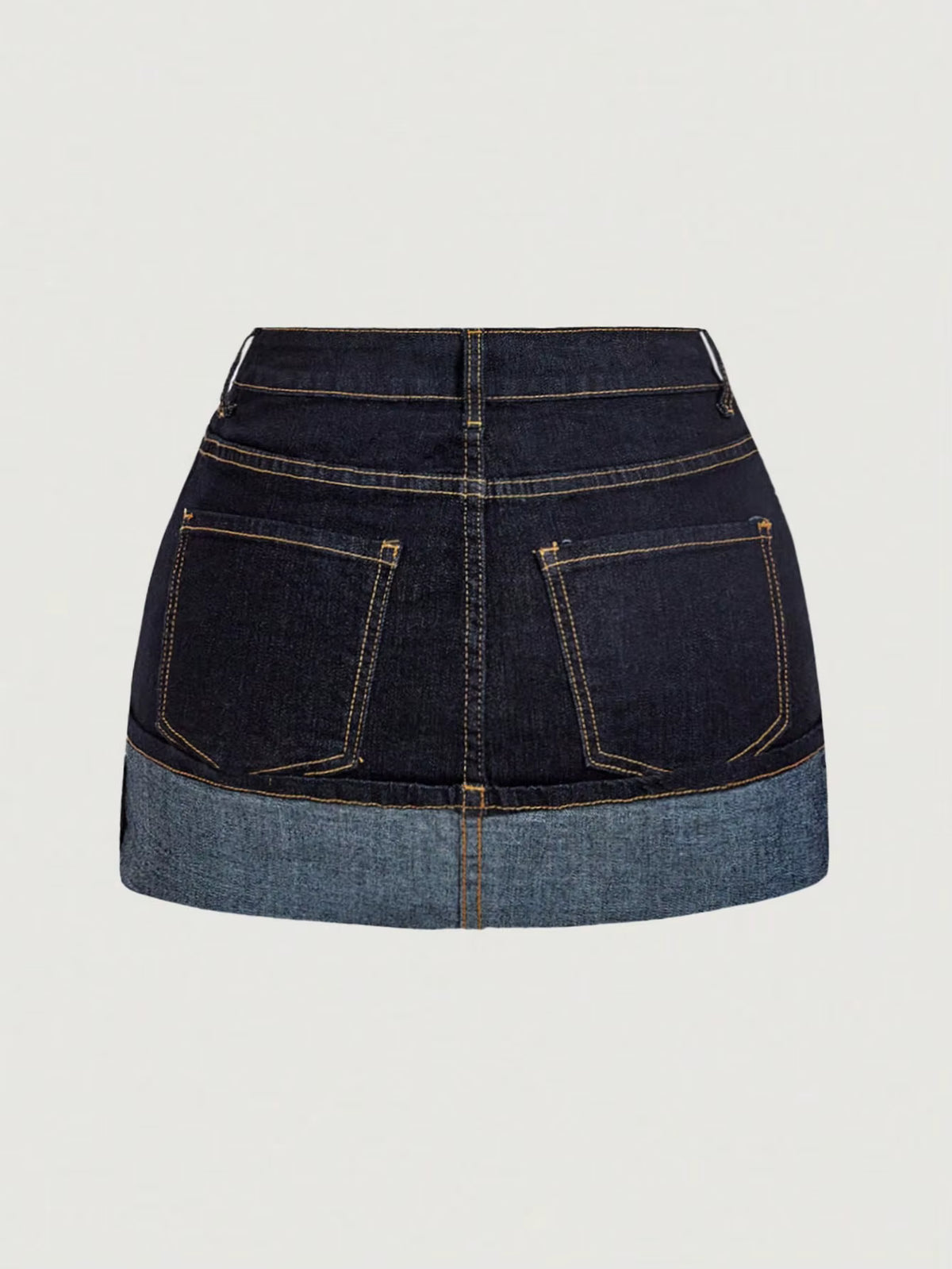 Denim rok met zakken