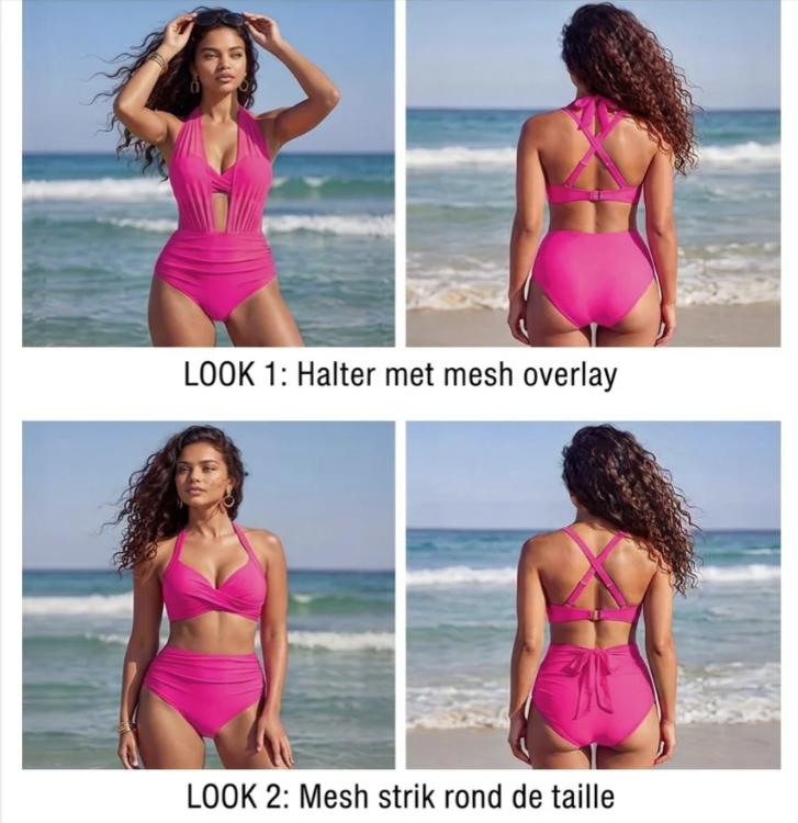 Bella™ | 2-in-1 high-waisted bikini with tummy-shaping effect