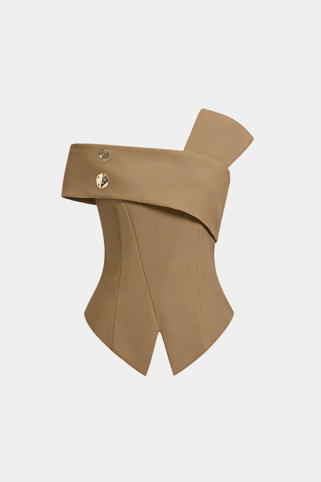 Asymmetrische tanktop met één schouder