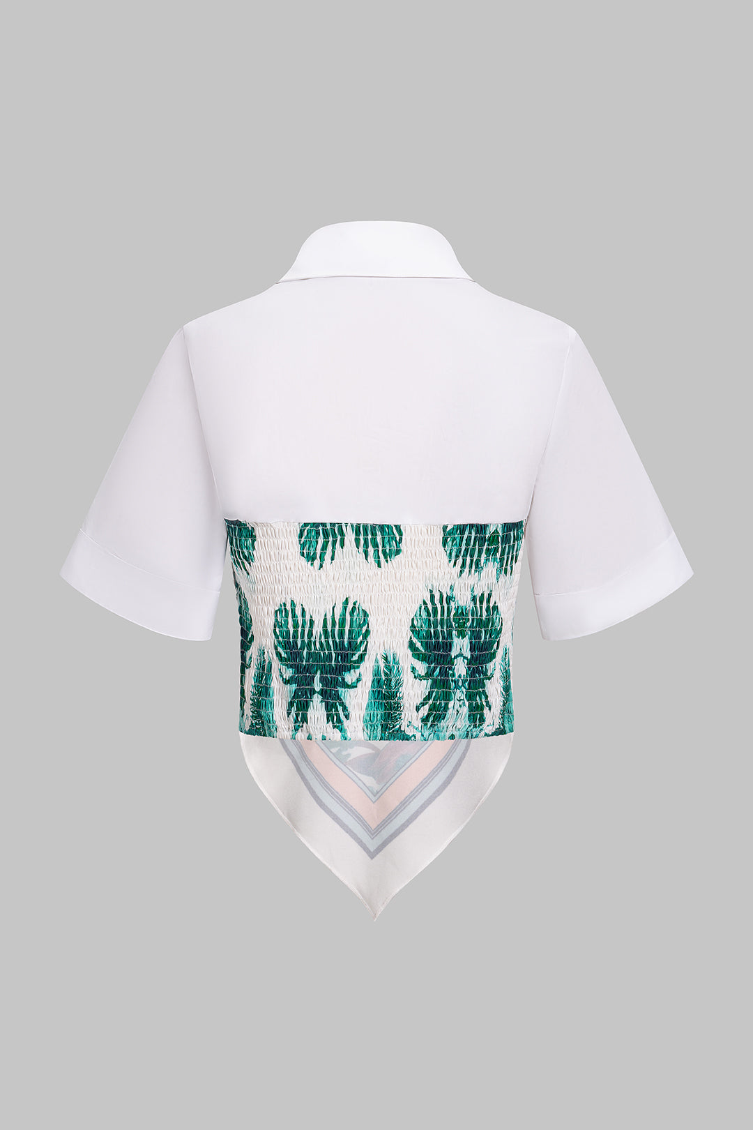 Sofie - Blouse met V-hals en korte mouwen
