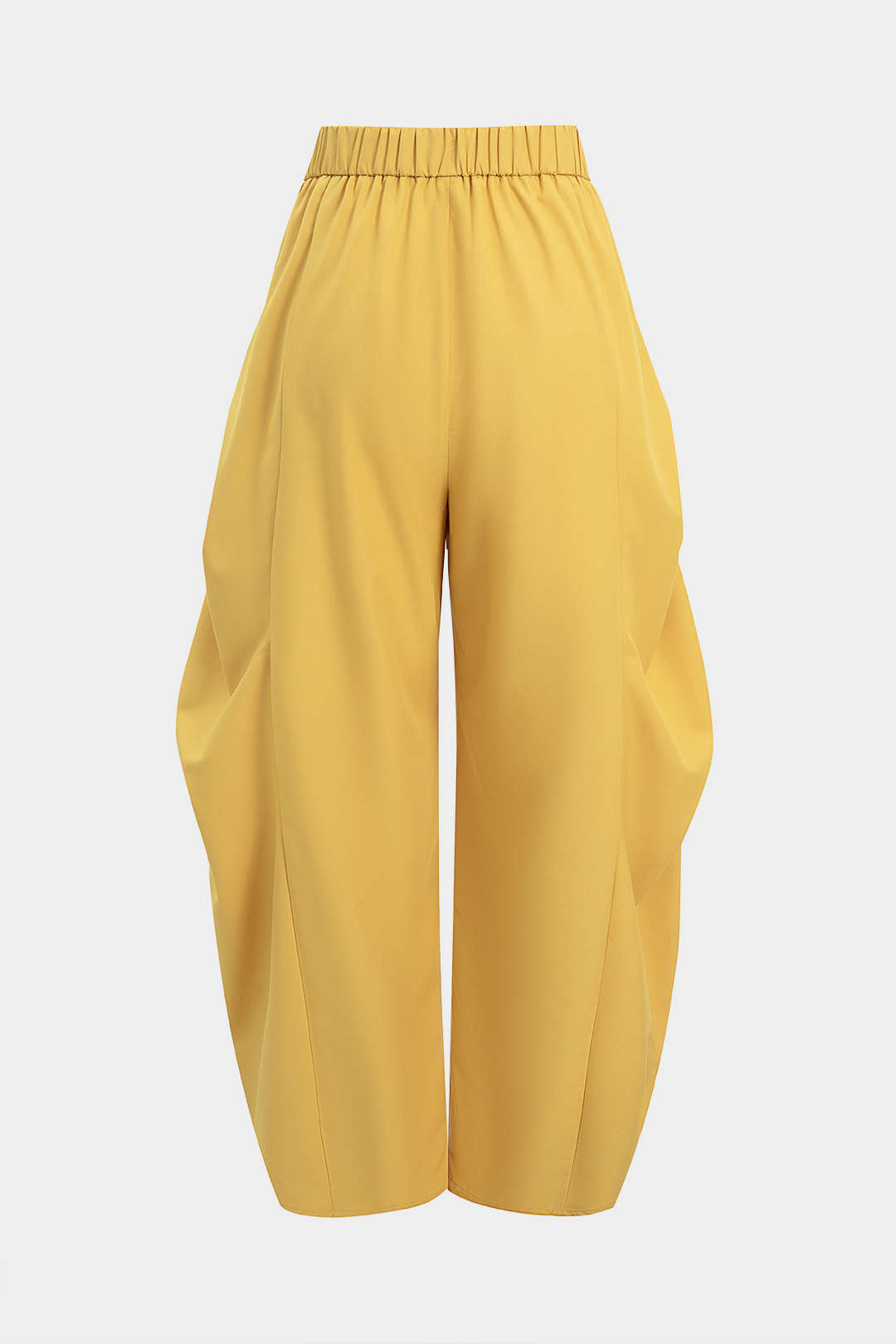 Effen broek met ruches en ballonmodel