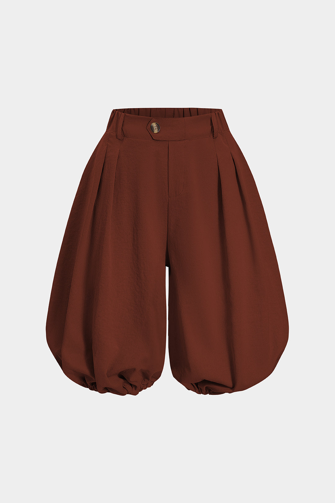 Effen short met ruches