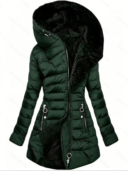 Frio™ | Warme Gewatteerde Winterjas Met Capuchon