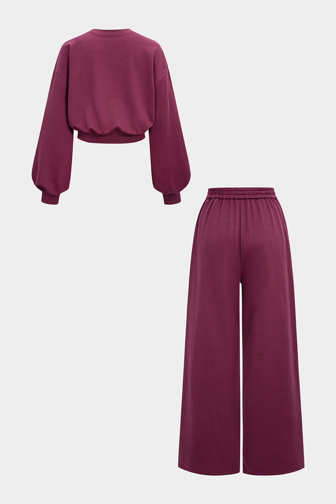 Elske - Effen set met top en broek