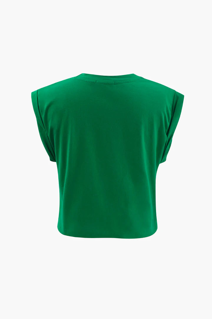 Flower Print Hem Knotted Short Sleeve T-Shirt