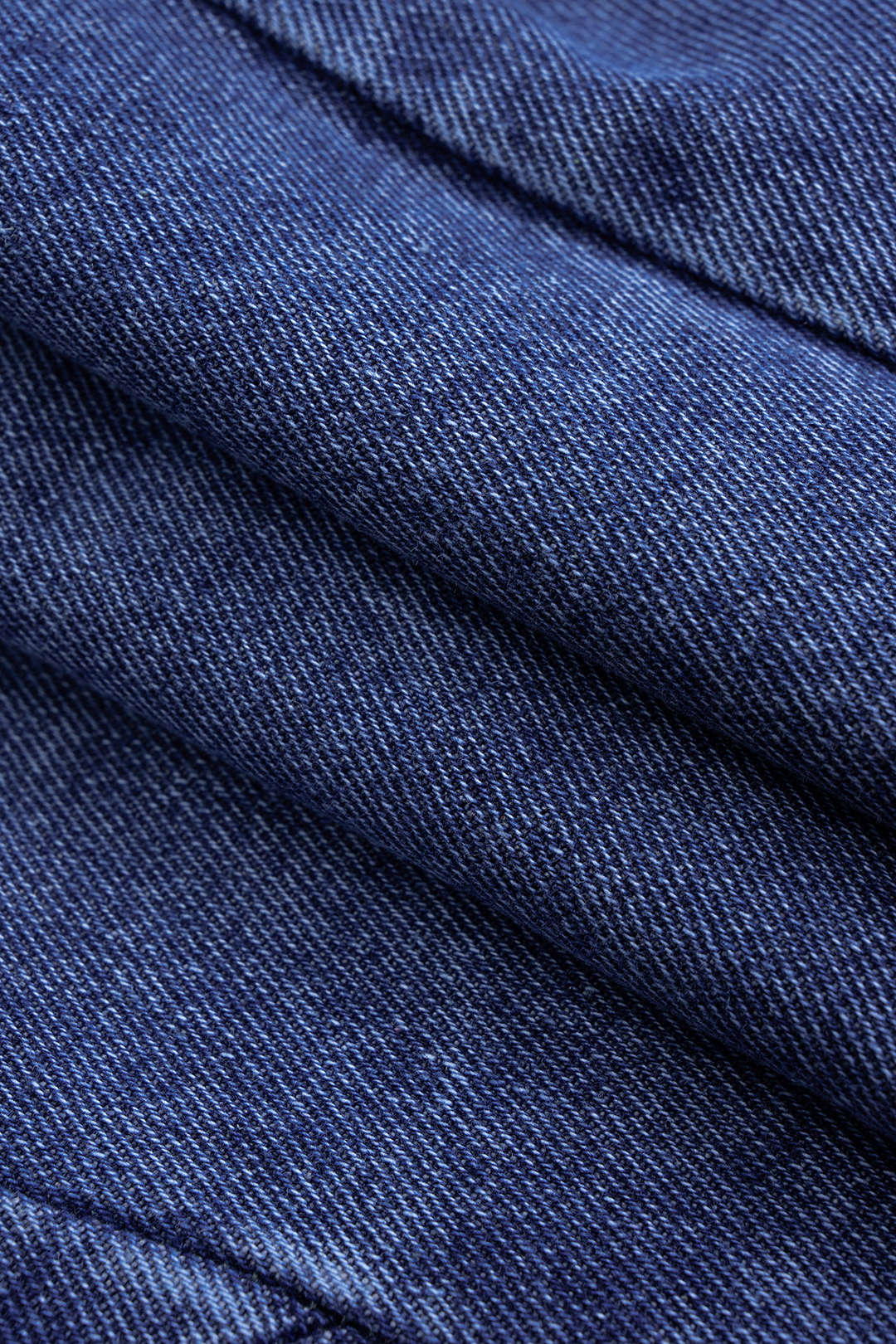 Denim gilet met riem