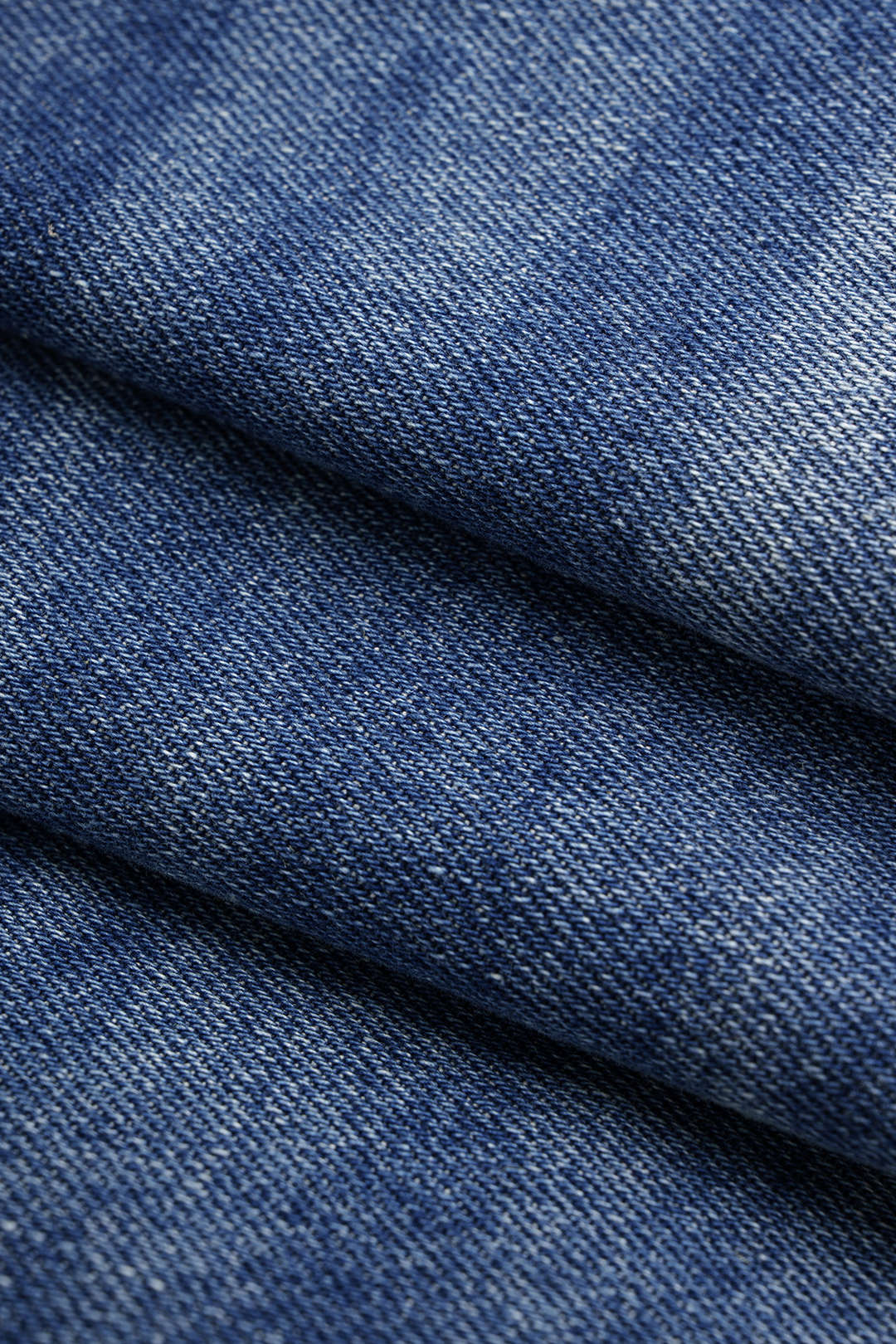 Patchwork jeans met hoge taille en wijde pijpen
