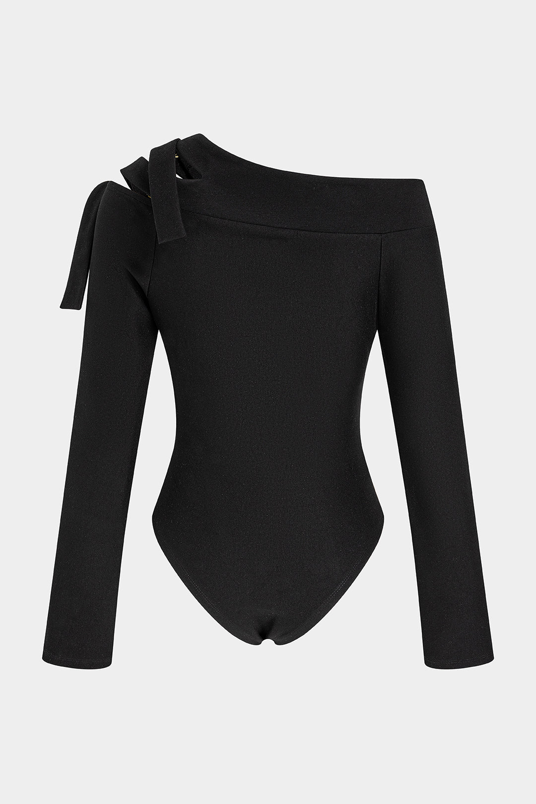 Body met één schouder, uitsnijding en riem