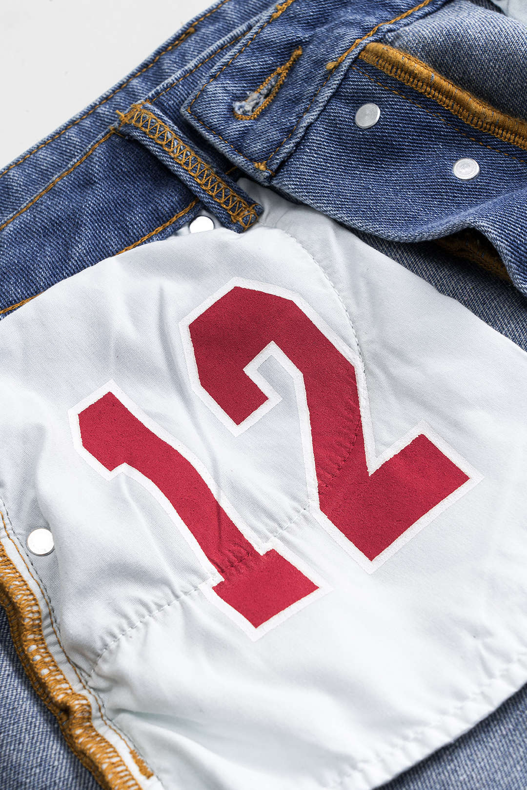Esmee - Denim minirok met zakken