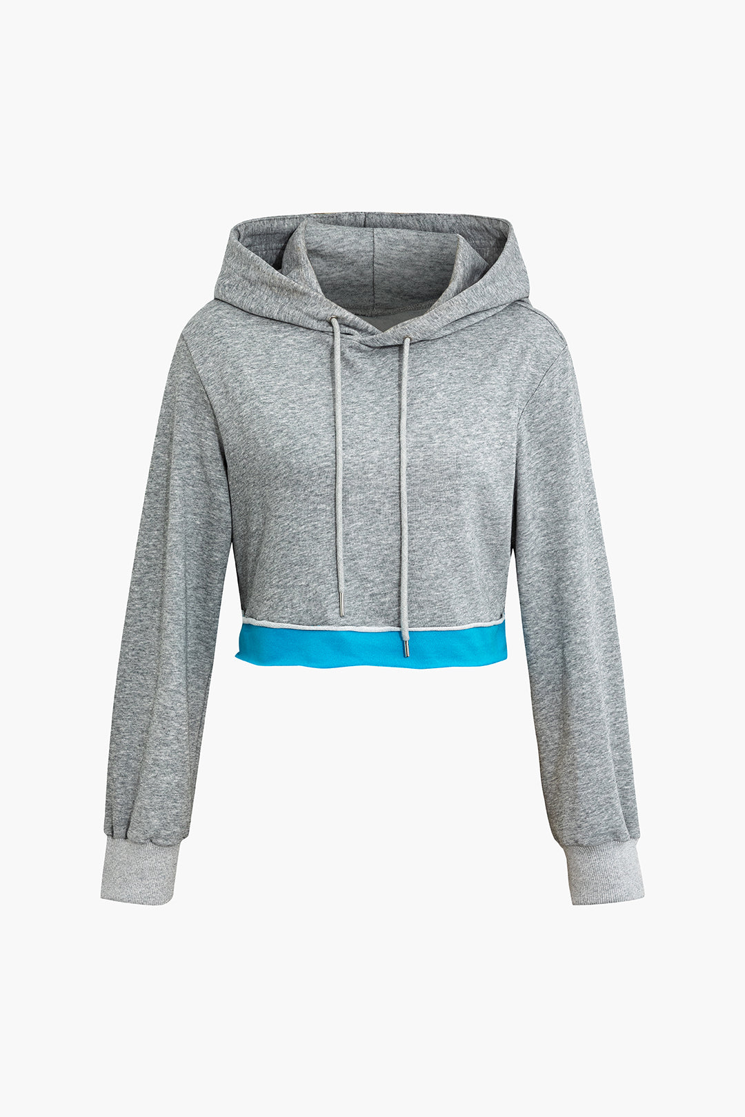 Colorblock jasje met capuchon