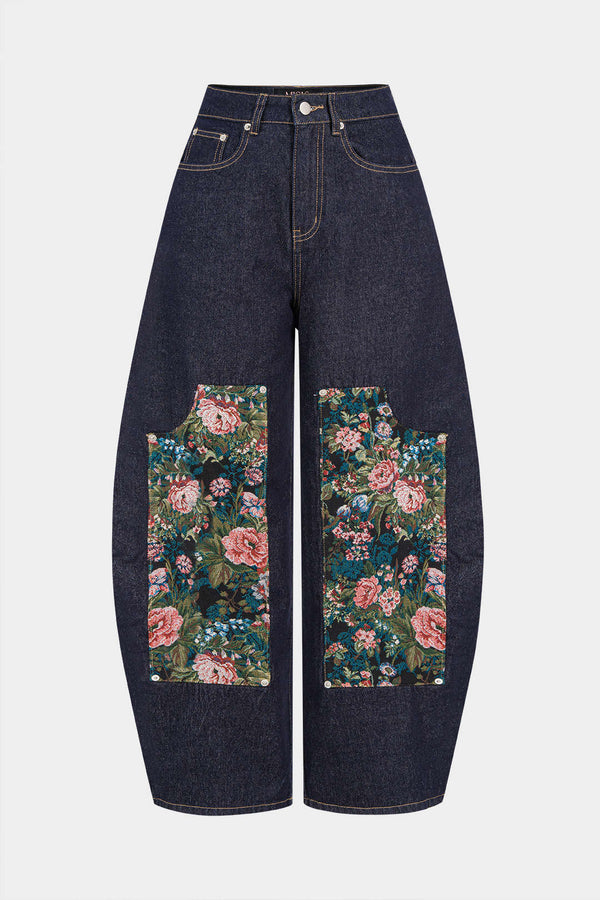 Jacquard jeans