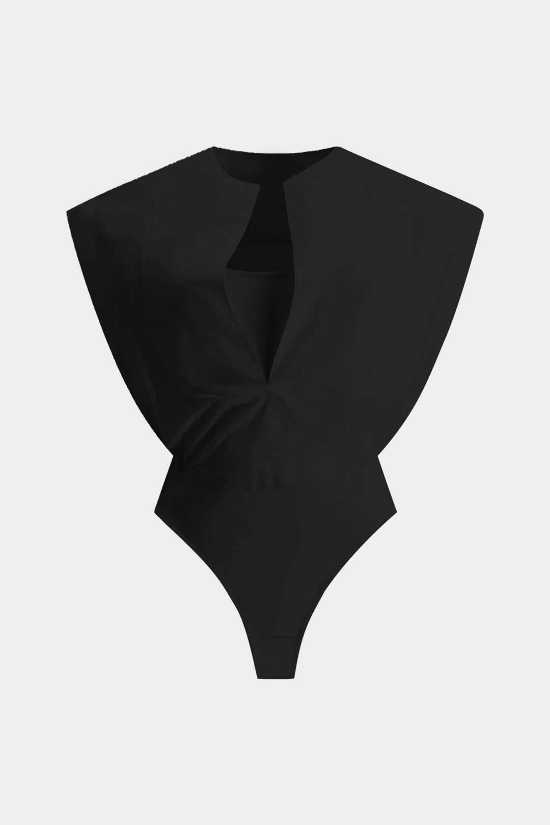 Mouwloze body met ruches