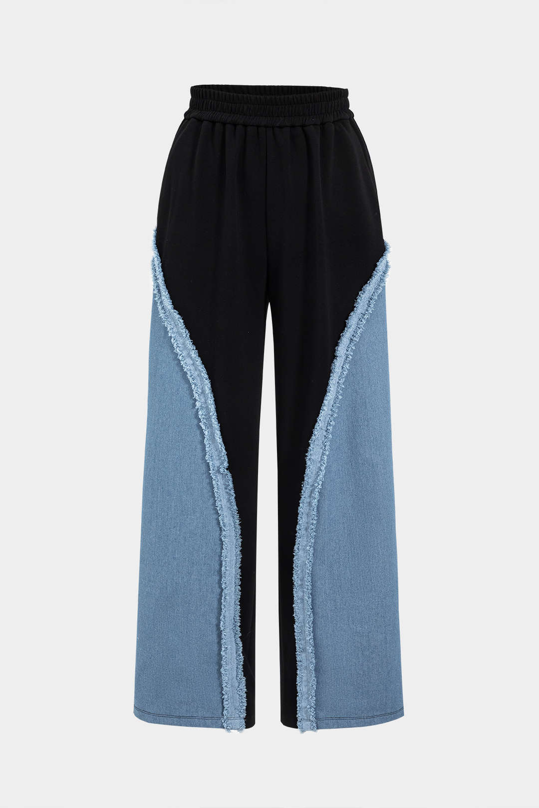 Denim set met top en pantalon