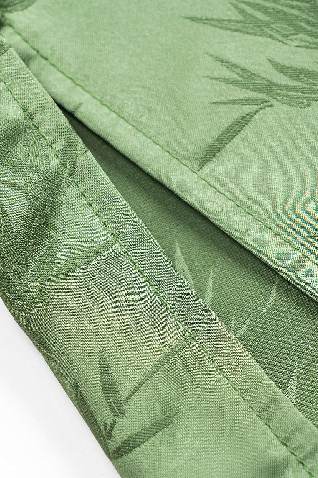 Jacquard rok met ruches en split