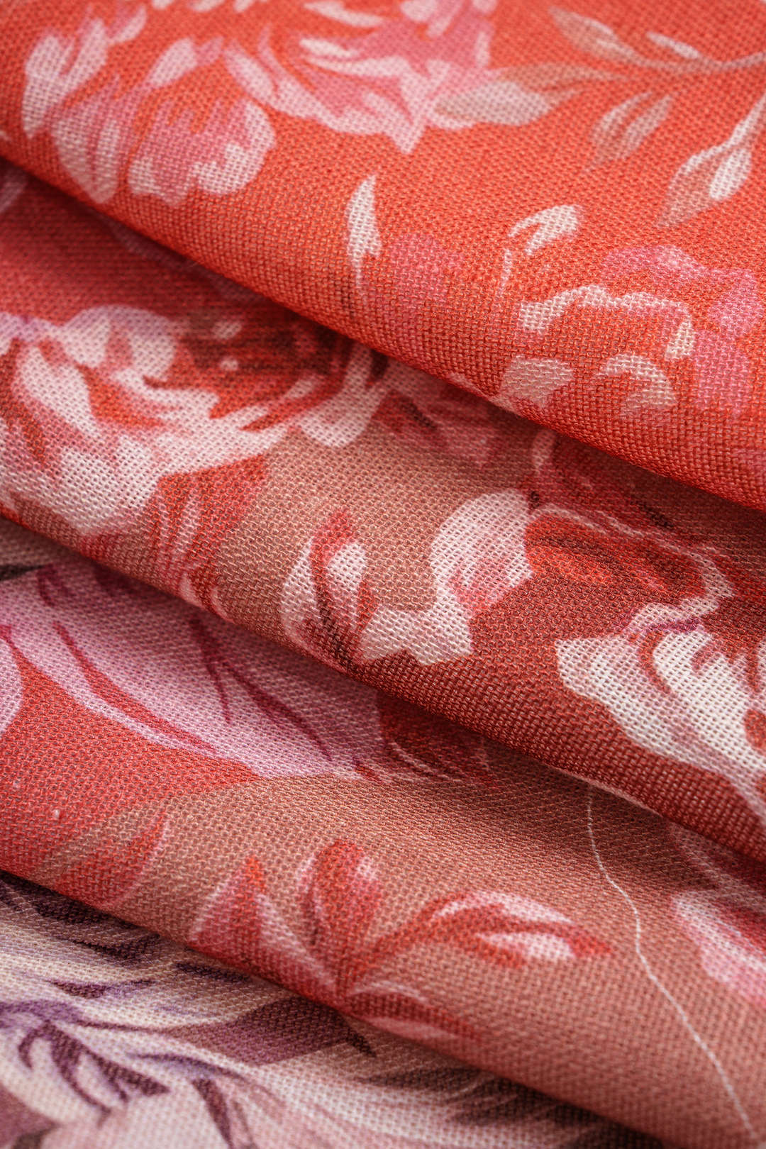 Bloemenprint linnen minijurk