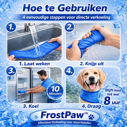 FrostPaw™ Cooling Collar & Cooling Scarf for Dogs and Cats