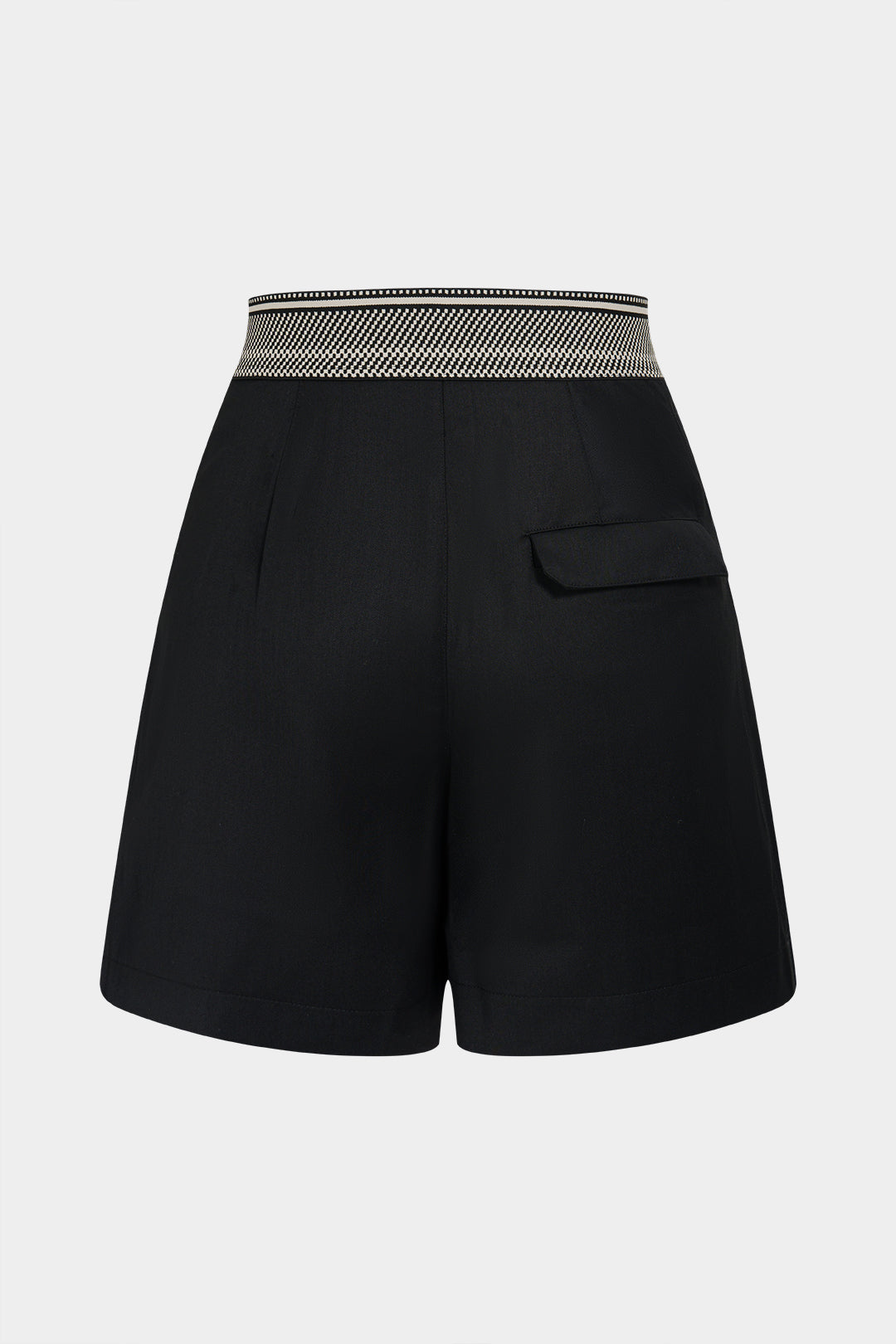 Short met zakken en wijde pijpen