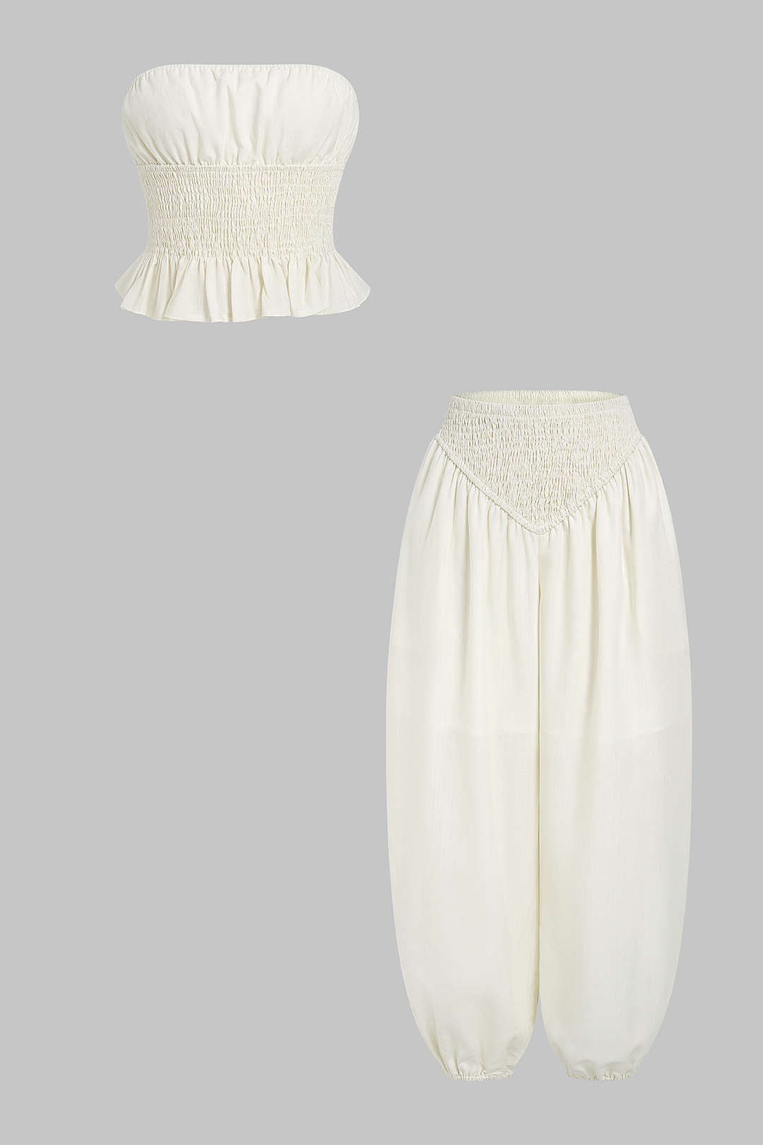 Bo - Set met strapless top en broek