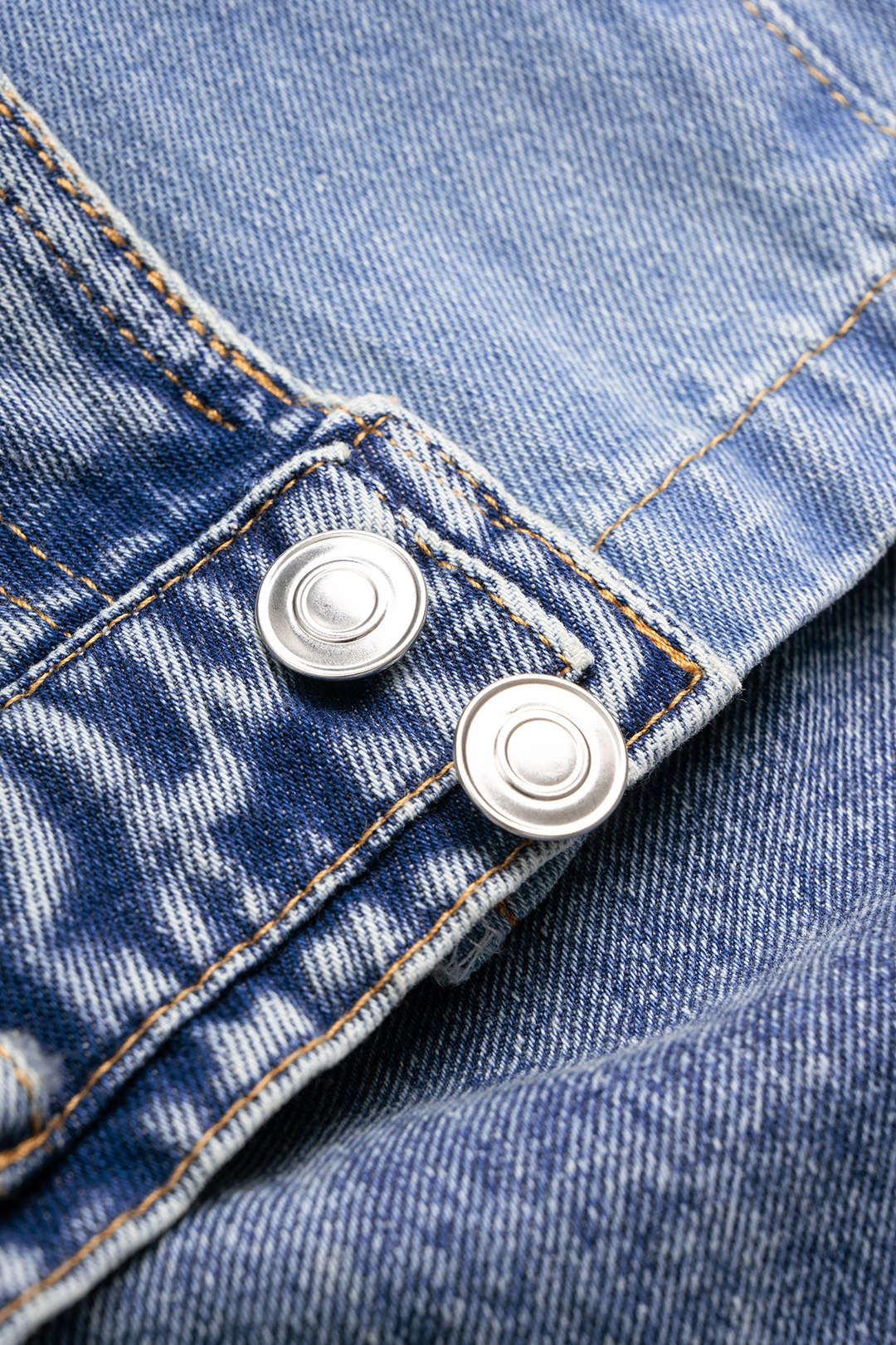 Jeans met ruches en ballonmodel