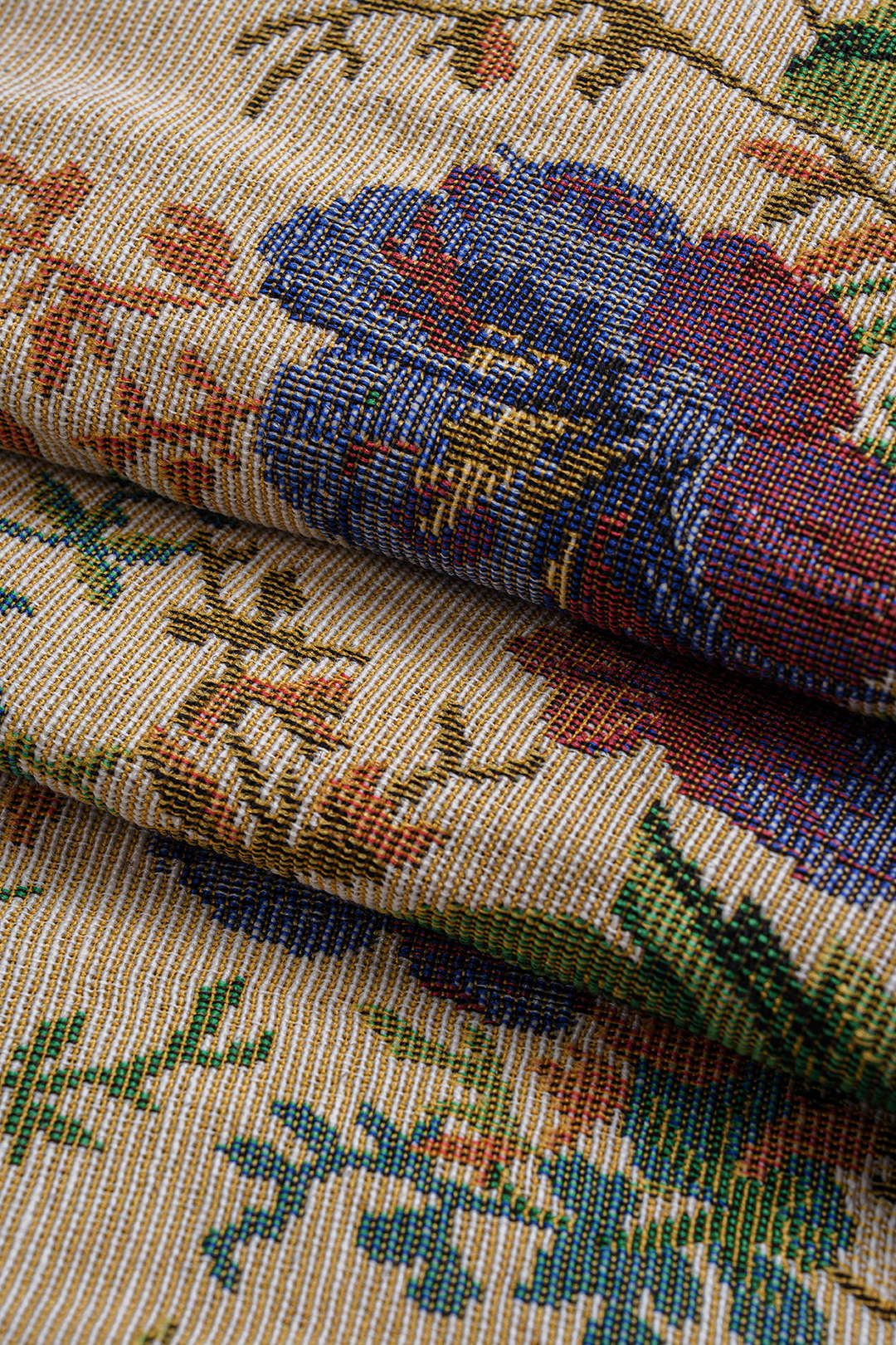 Bloemenprint jacquard short met hoge taille