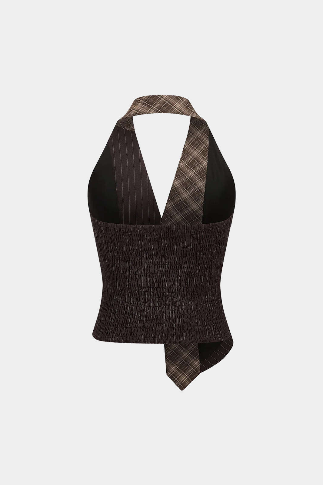 Faye - Gestreepte set met gilet en broek