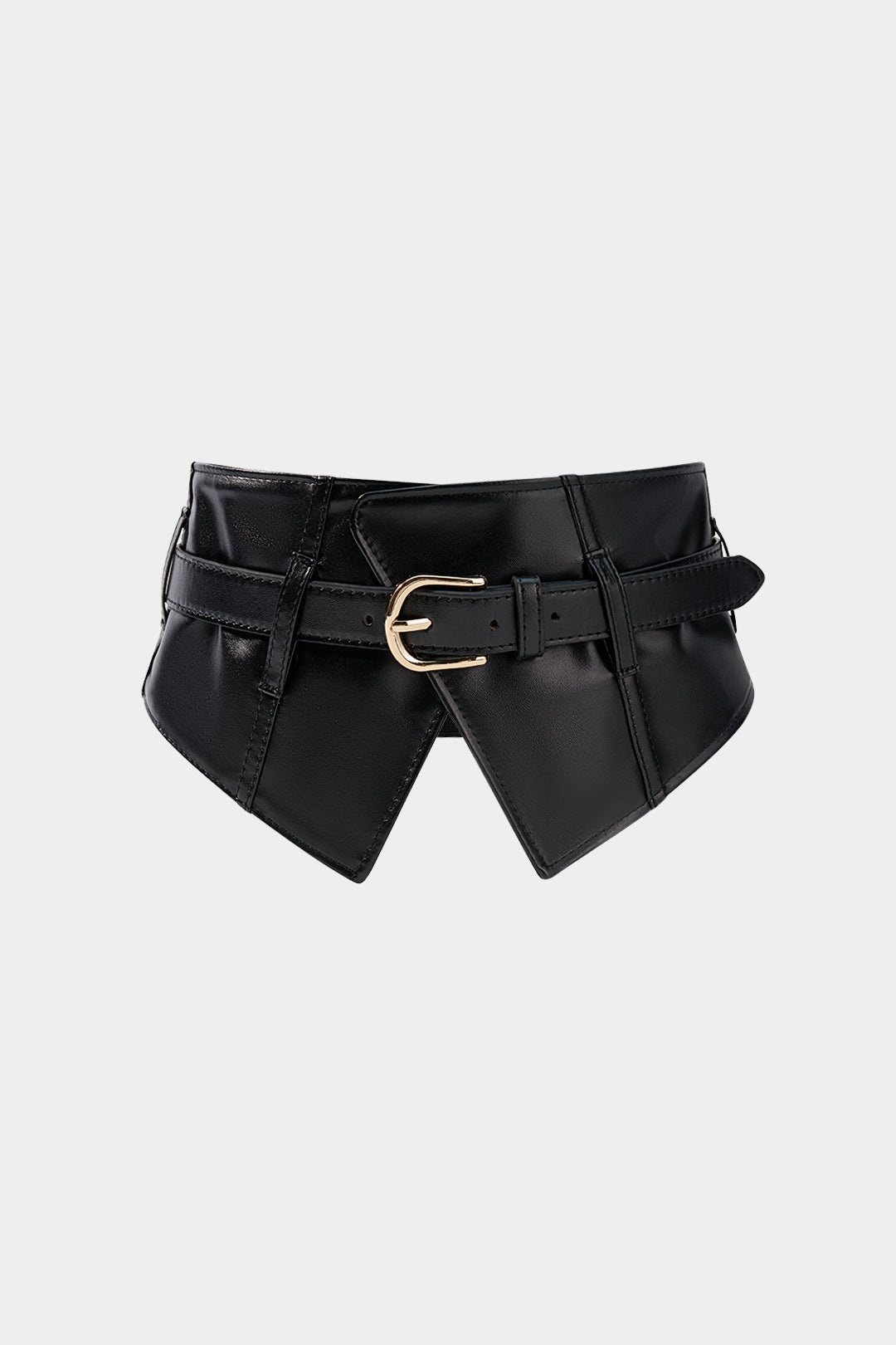 Dana - Leren-look korset