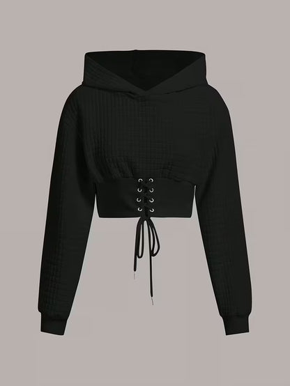 Lasos Trendy Hoodie with Drawstrings