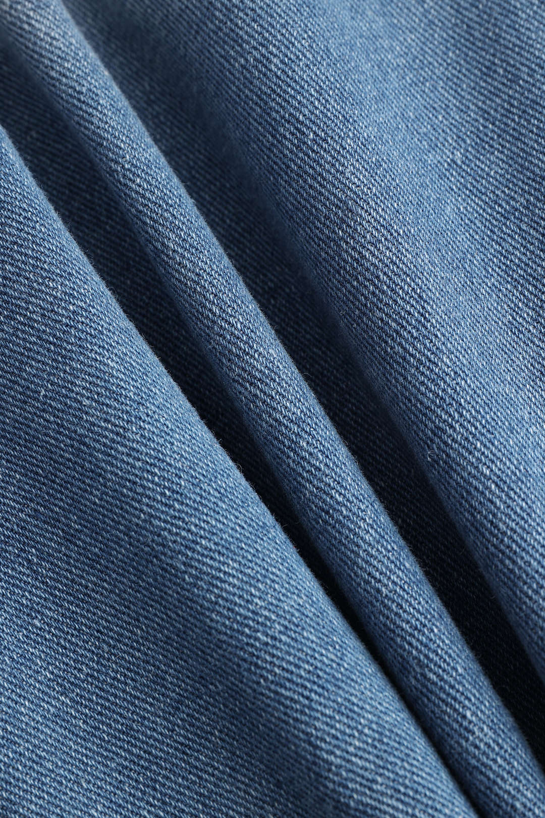 Jeans met knoopjes, hoge taille en rechte pijp