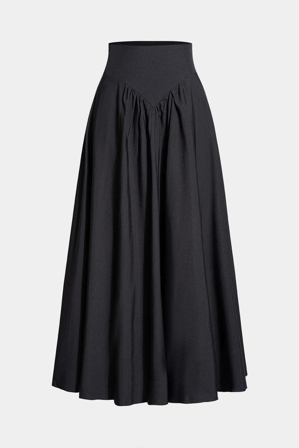 Merel - Rok met hoge taille en ruches