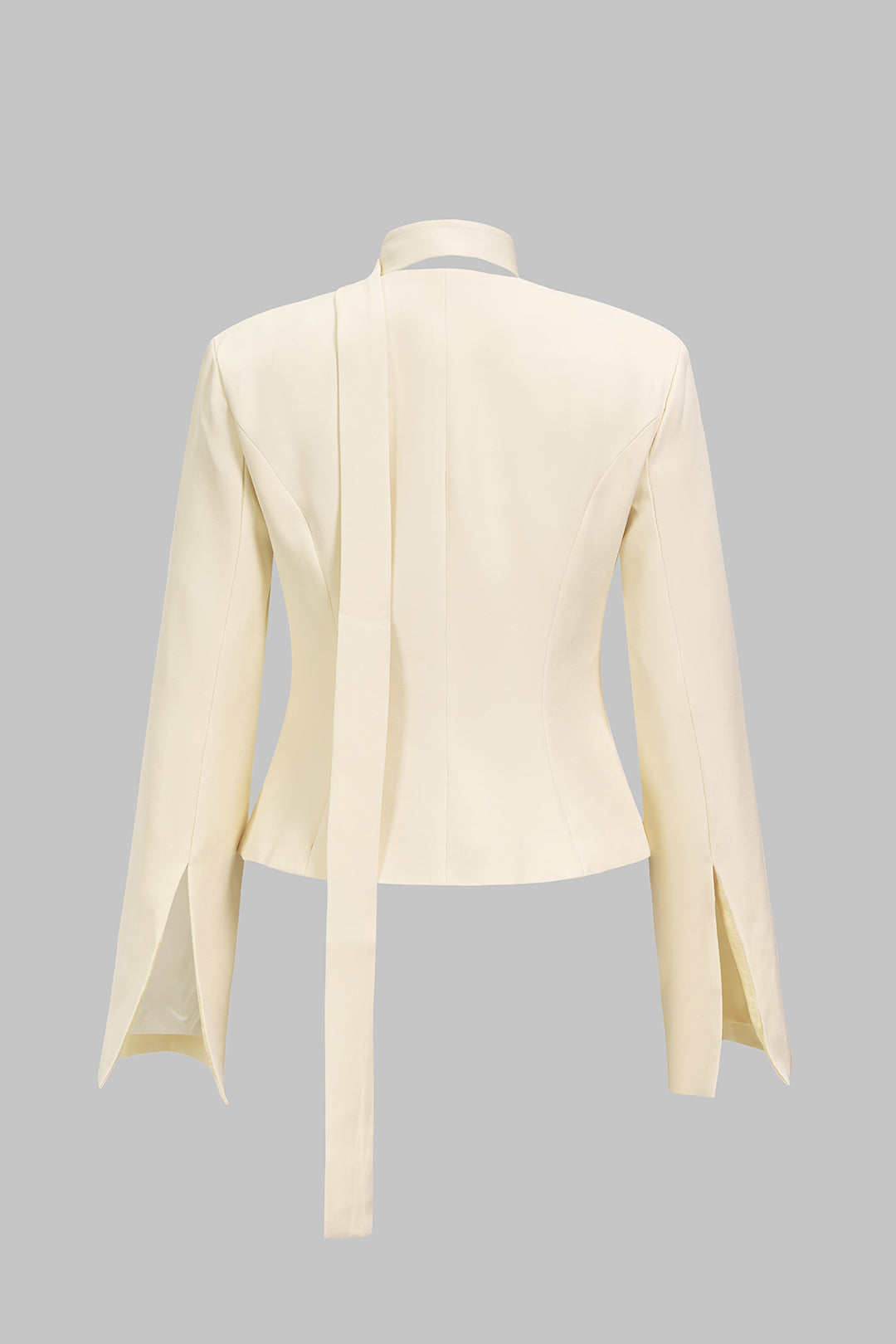 Blazer met V-hals en knoopjes