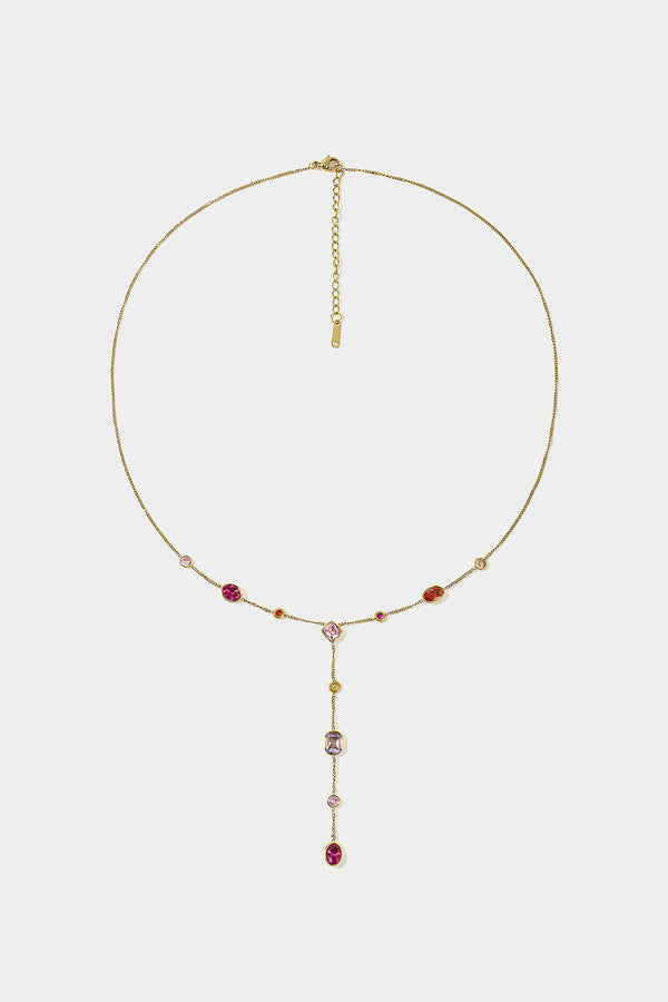Isa - Ketting met strass