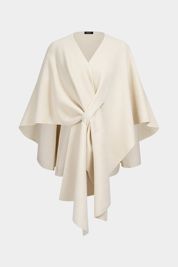 Asymmetrisch vest met V-hals