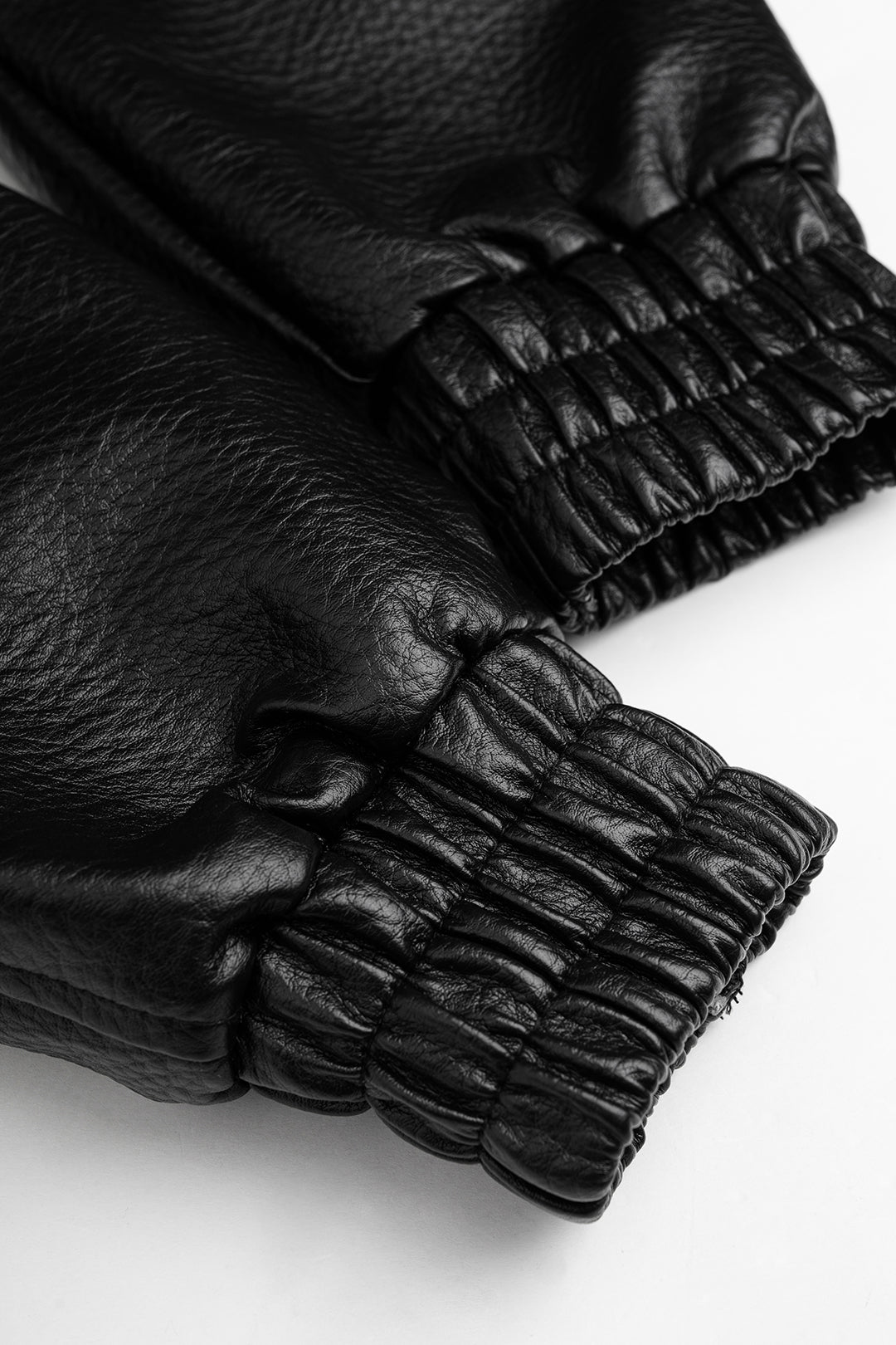 Leren-look jasje met studs