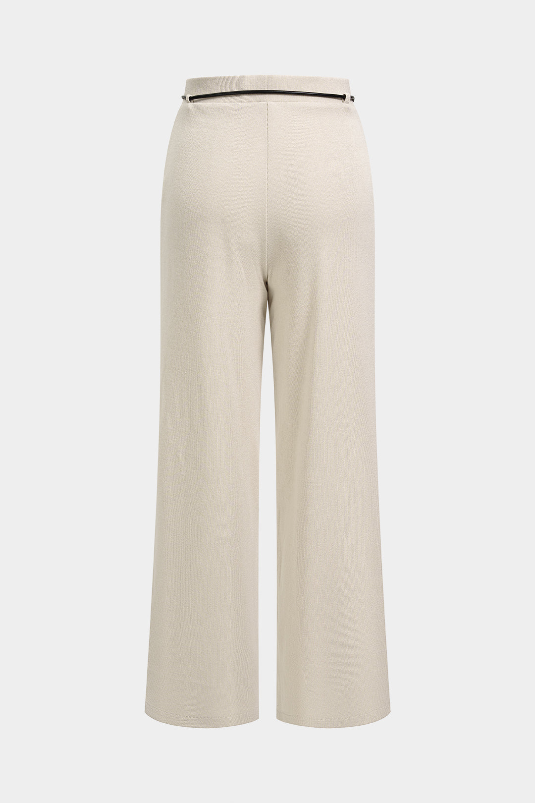Zara - Broek met riem en rechte pijp