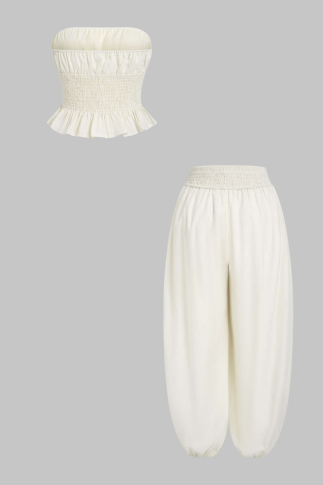 Bo - Set met strapless top en broek