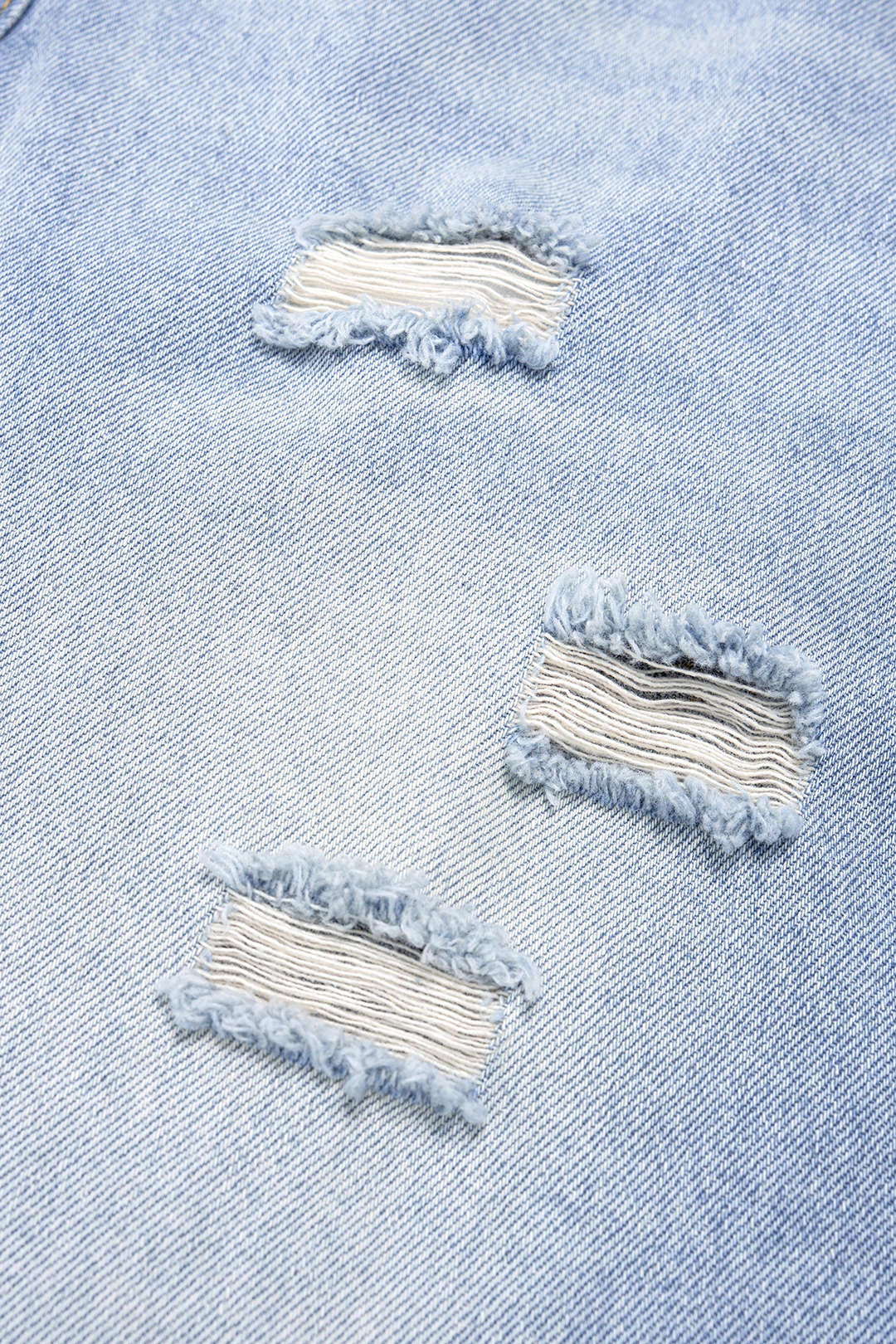 Zoë - Ripped jeans met wijde pijpen