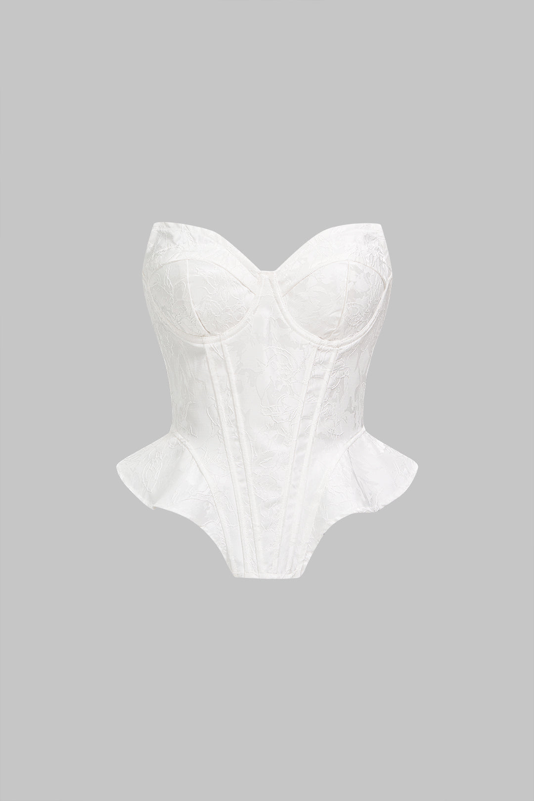 Rosa - Jacquard strapless top