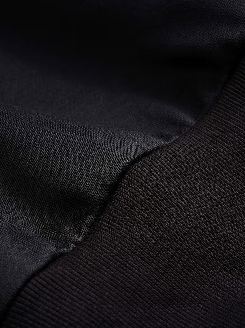 Asymmetrical Sweater with Diagonal Zipper