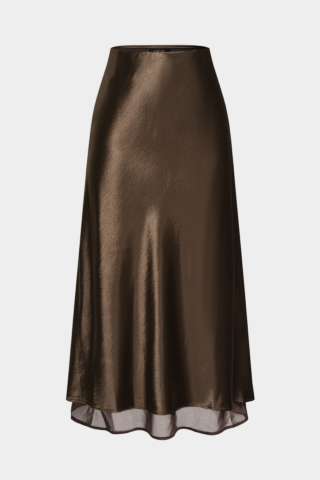 Yara - Satijnen patchwork rok