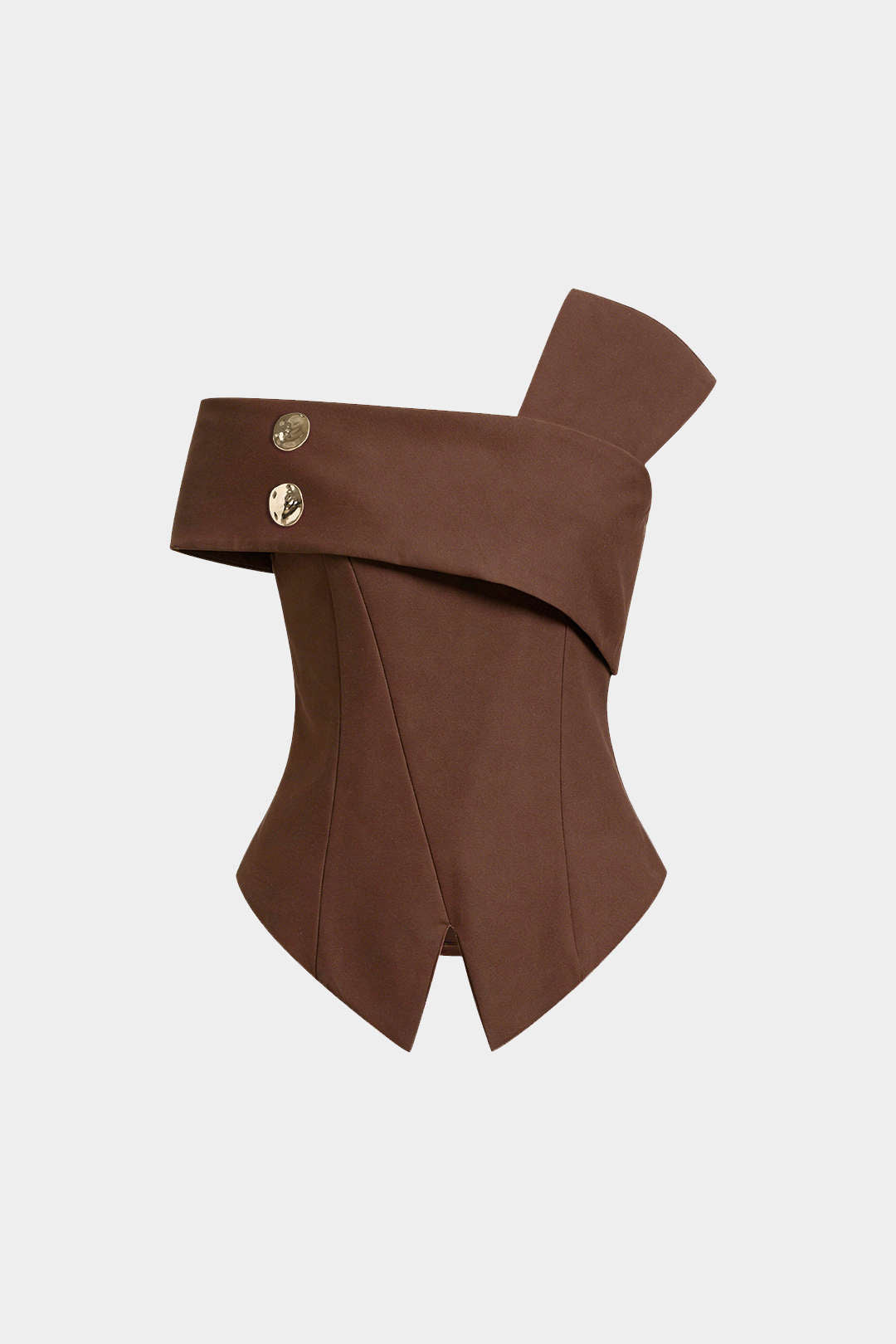 Asymmetrische tanktop met één schouder