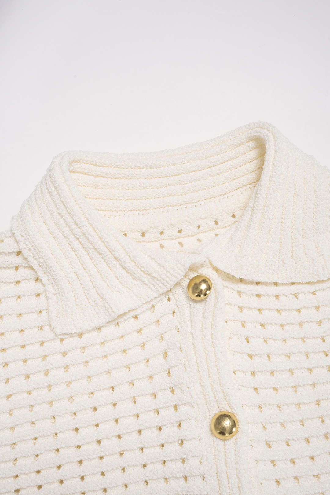 Lara - Gebreide set met vest en minirok