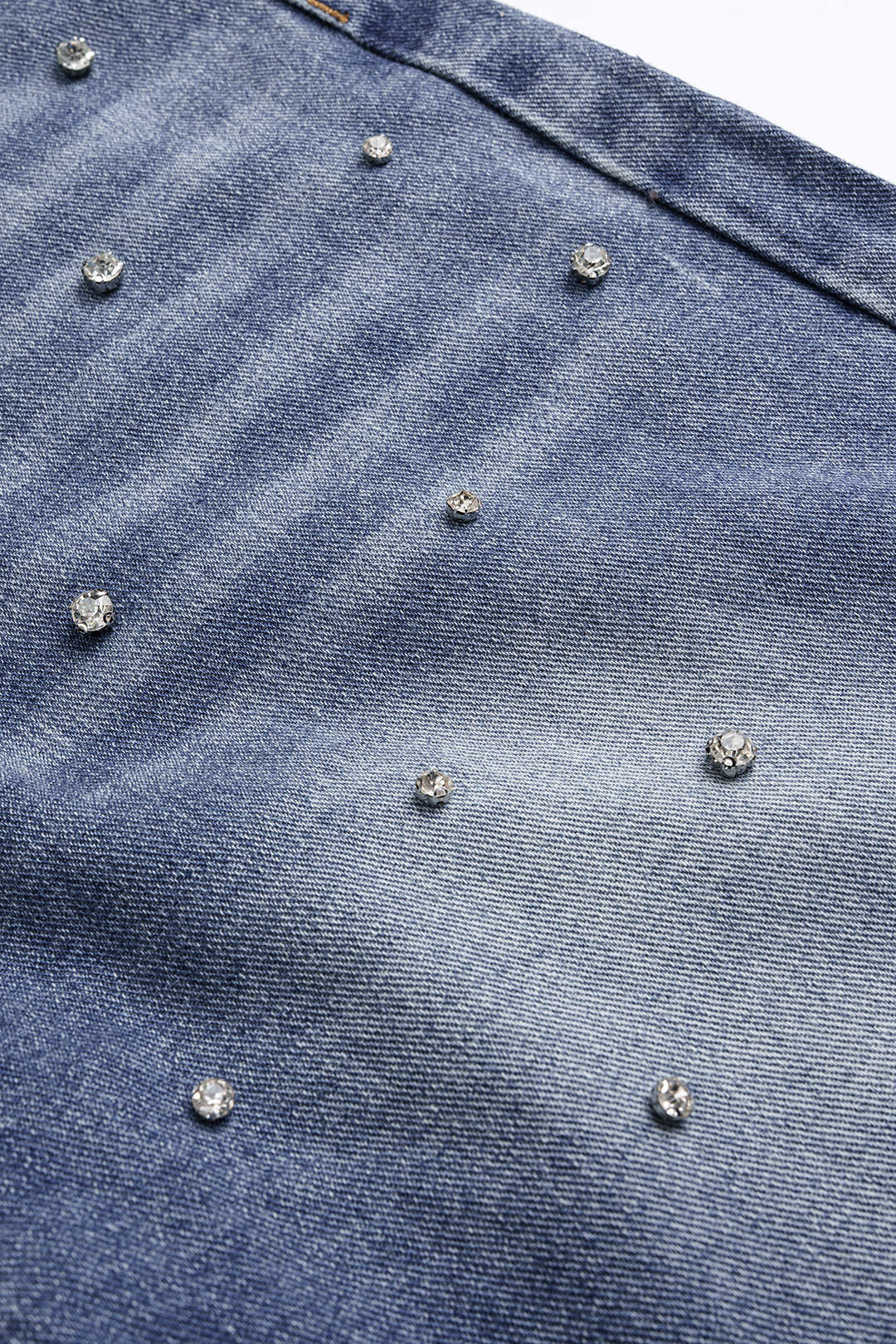 Jeans met trekkoord, hoge taille en wijde pijpen