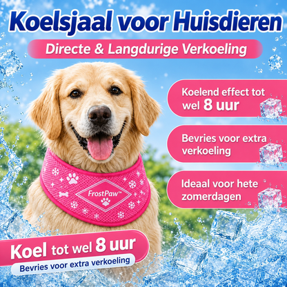 FrostPaw™ Cooling Collar & Cooling Scarf for Dogs and Cats