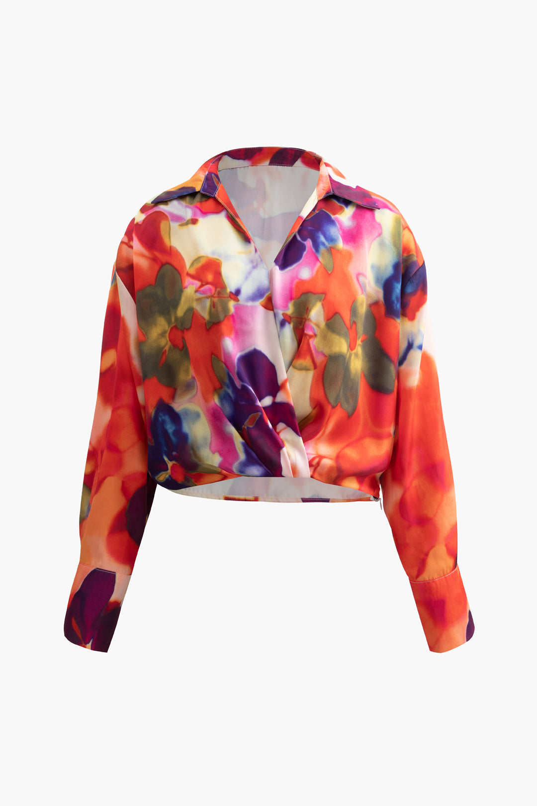 Satijnen blouse