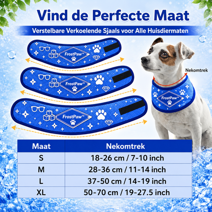FrostPaw™ Cooling Collar & Cooling Scarf for Dogs and Cats